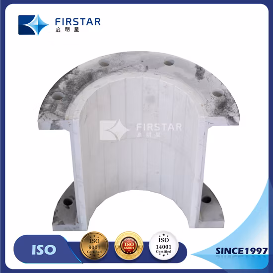 Tubo in acciaio disponibile direttamente a prezzo di fabbrica, rivestito con piastrelle in ceramica di allumina resistente all'usura